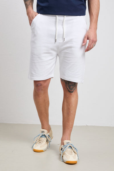 Hamaki-Ho 3171 Bermuda in felpa bianco