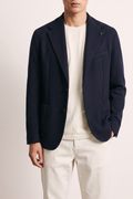 OutFit 4437 Ribbed jersey jacket in blue