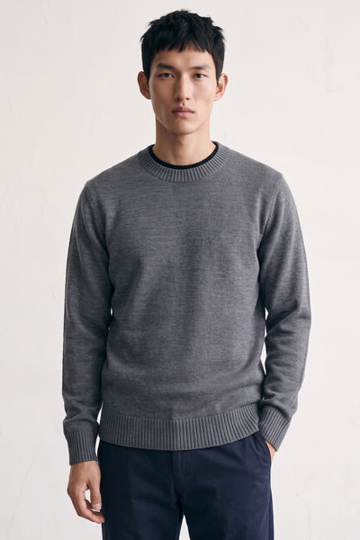 Philippe Laurientè 4637 Grey crew neck sweater