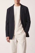 OutFit 4433 Giacca tramata in jersey blu