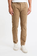 Reworked 4728 Pantalone Dioup in velluto a coste sabbia