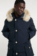 Woolrich 9440 Arctic Anorak in Ramar Cloth con pelliccia removibile