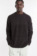 CP Company 4147 Maglione girocollo in ciniglia antracite