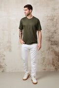 Reworked 1263 T-Shirt lino verde