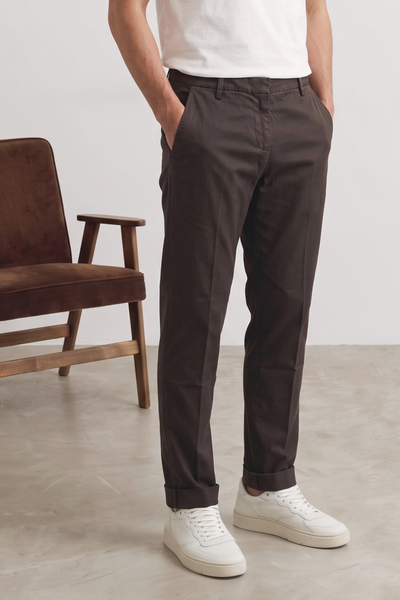 Dondup 4221 Pantalone Gaubert marrone