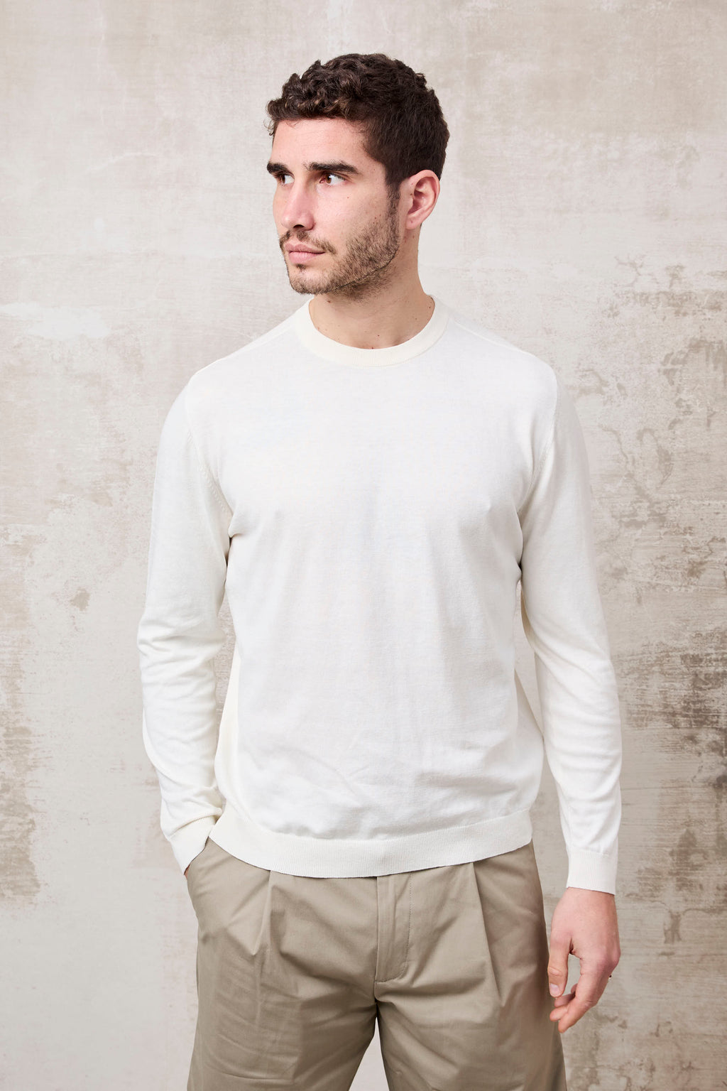 OutFit 1550 Maglia in seta panna