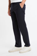 Cruna 4172 Pantalone Mid Town blu in lana