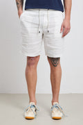 Keeling 3246 Bermuda di lino bianco