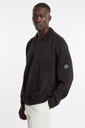 CP Company 4138 Black Chenille Polo Shirt