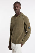 CP Company 4137 Green Chenille Polo
