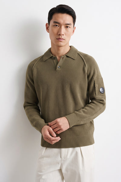 CP Company 4137 Polo in ciniglia verde