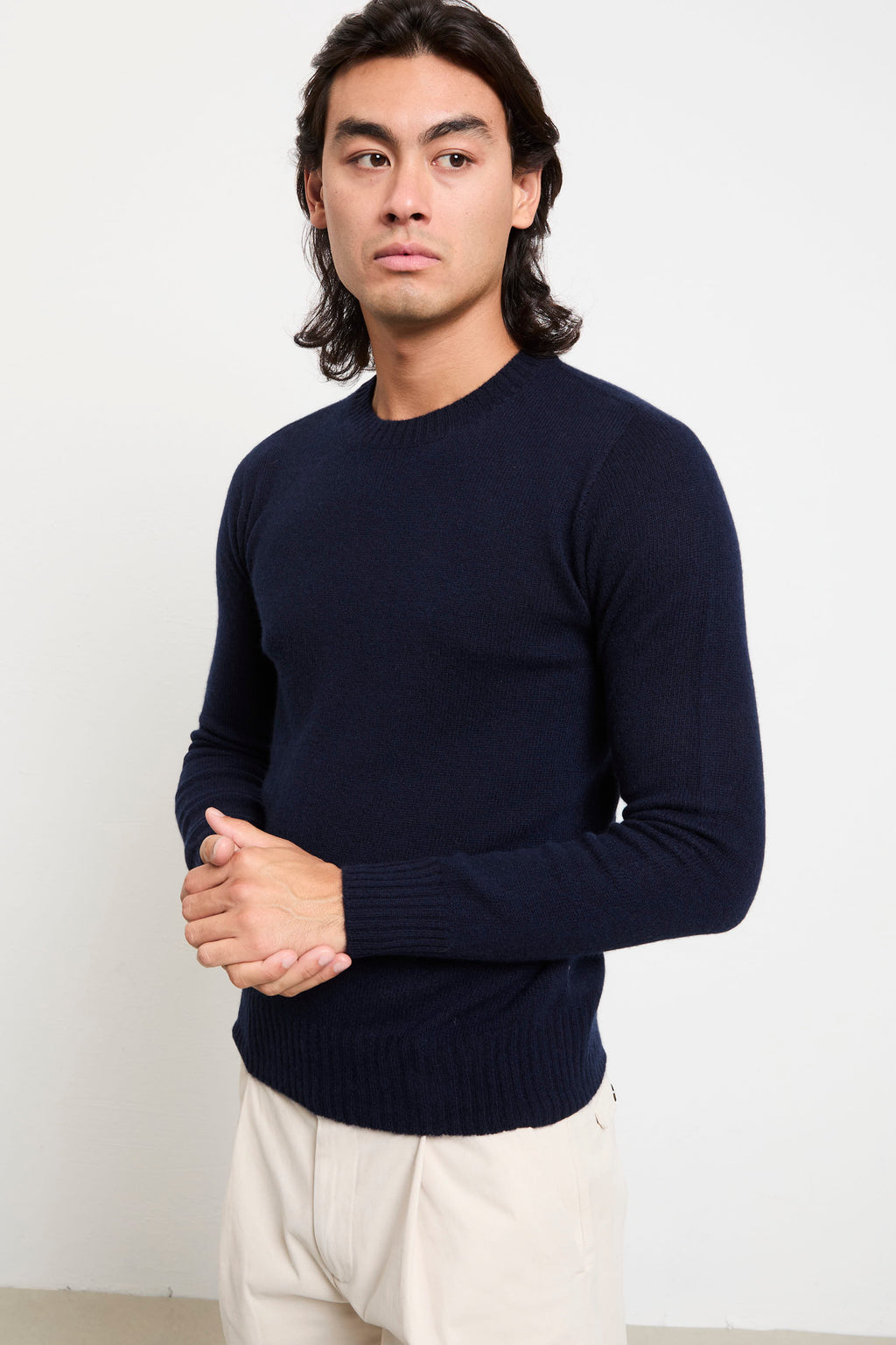 Retois 2291 Maglia blu cashmere