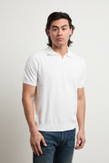 Reworked 3445 Polo derby in white short-sleeved jersey