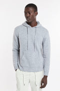Reworked 4693 Maglione con cappuccio grigio