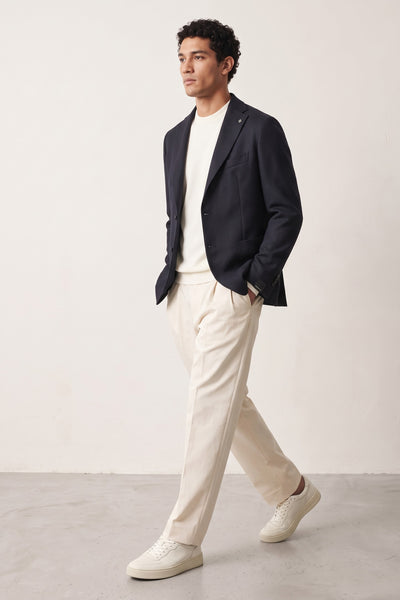 Tagliatore 4582 Blue Herringbone Jacket