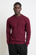 Reworked 2554 Maglione burgundy costa inglese