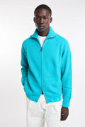 Atomo 4023 Turquoise turtleneck cardigan