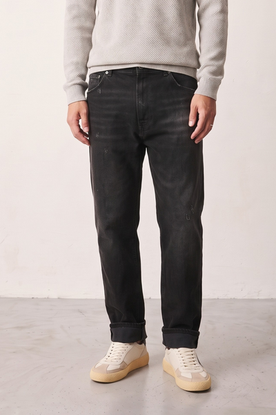 Dondup 4215 Jeans Paco nero slavato