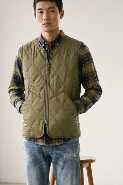 Sebago 4552 Gilet Plymouth verde