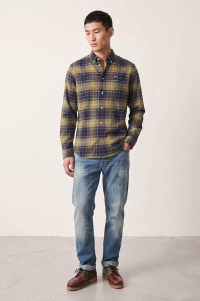 Barbour 4067 Camicia Fortrose classic tartan in flanella