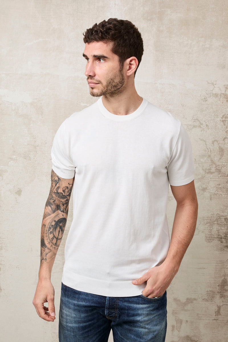 Reworked 1244 Maglia bianca manica corta - Main Image