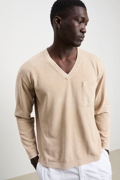 Atomo 3067 Maglia scollo a V corda