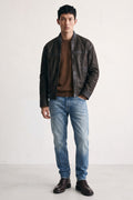 The Jack Leathers 4315 Biker in pelle marrone