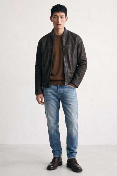 The Jack Leathers 4315 Biker in pelle marrone