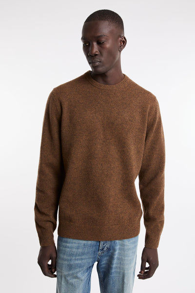 Barbour 4066 Maglione girocollo marrone mélange