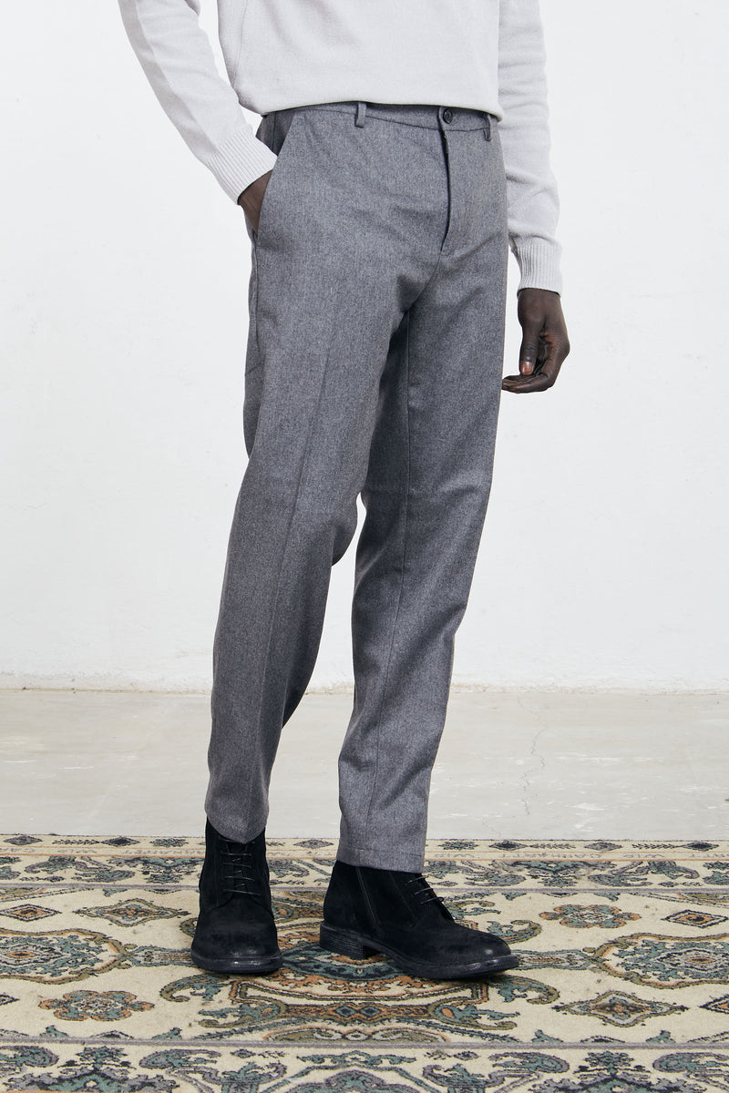 department 5 pantalone chino prince misto lana colore grigio 7259