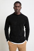 Reworked 2538 Maglia ciniglia doppia nera