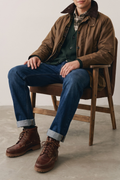 Barbour 4054 Bedale Wax Jacket marrone chiaro