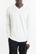 Hamaki-Ho 4292 white jersey polo shirt