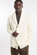 Kangra 4328 Cream shawl collar cardigan