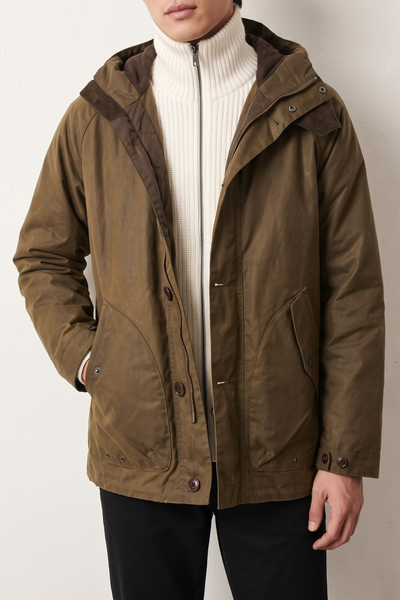 Barbour 4047 Keiss Waxed Parka marrone