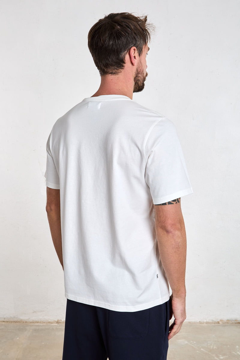 autry t shirt girocollo cotone colore bianco 8464