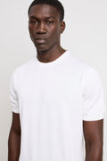 Kangra 3210 T-shirt in maglina seta e cotone panna