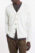Philippe Laurientè 4630 Cream crew neck wool cardigan