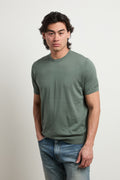 Reworked 3457 T-shirt in maglina verde
