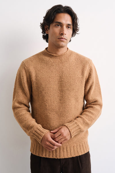 Daniele Fiesoli 4196 Maglione frisé cammello