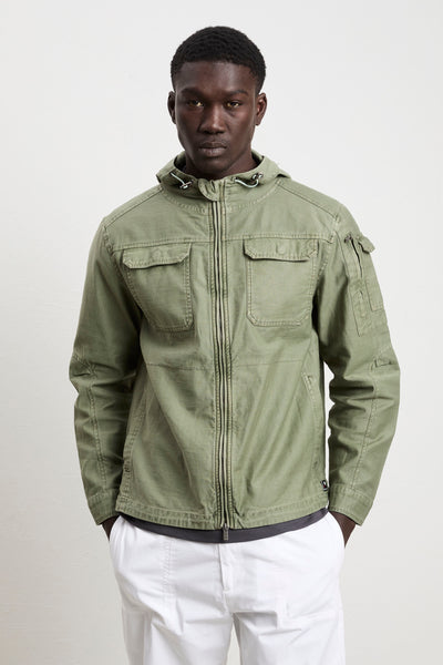 Keeling 3222 Green Hooded Jacket