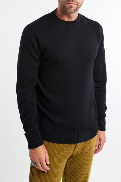 Philippe Laurientè 4639 Black Crew Neck Sweater