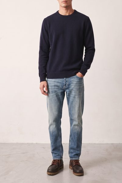 Barbour 4065 Maglione girocollo blu