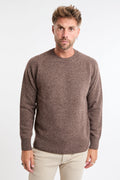 Philippe Laurientè 4645 Maglione girocollo marrone mélange