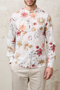 Reworked 1232 Camicia Mora fiori