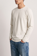 Keeling 4369 T-shirt manica lunga ghiaccio délavé