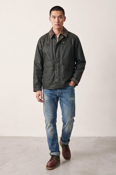 Barbour 4049 Icons Spey Wax Jacket Verde