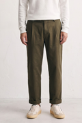 Reworked 4668 Pantalone Acciaio verde