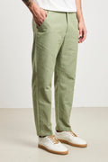 Be Able 3091 Pantalone Dylan in lino verde