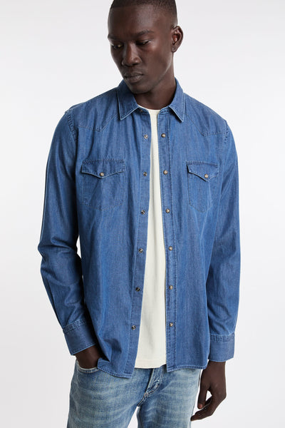 Alley Docks 4018 Camicia texana in denim